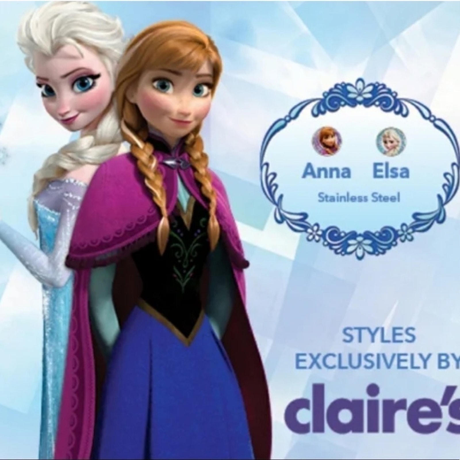Studex Disney Frozen Anna Ear Piercing Earrings Stainless Steel Studs N
